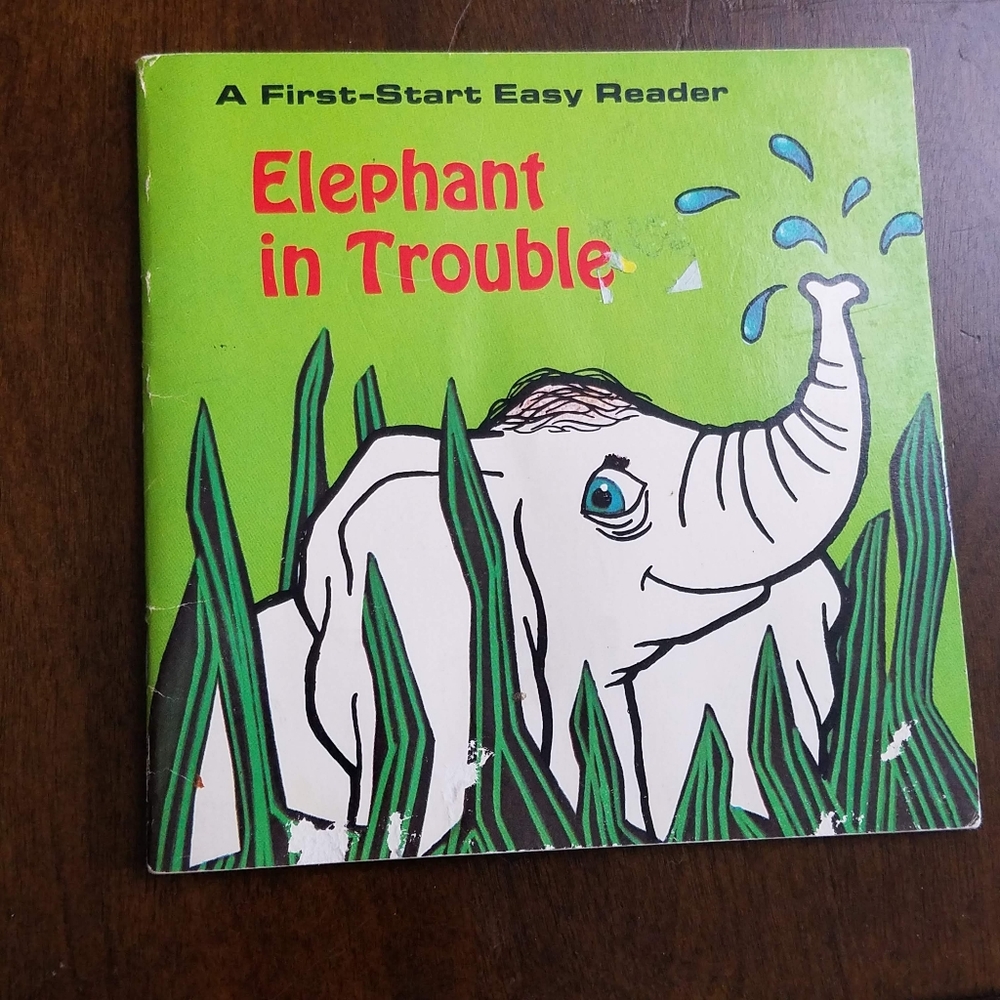 Elephant in Trouble 1970 Vintage book